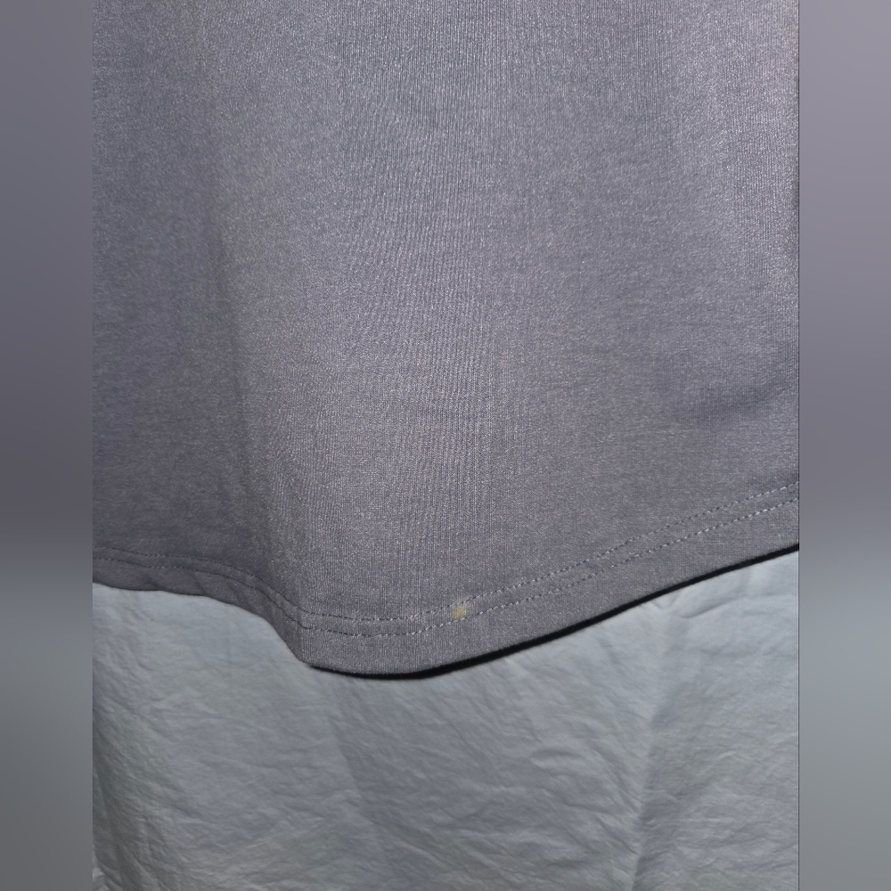 G207. Gymshark Zip-Up Hoodie in Blue/Gray - Size L - Picture 6 of 9